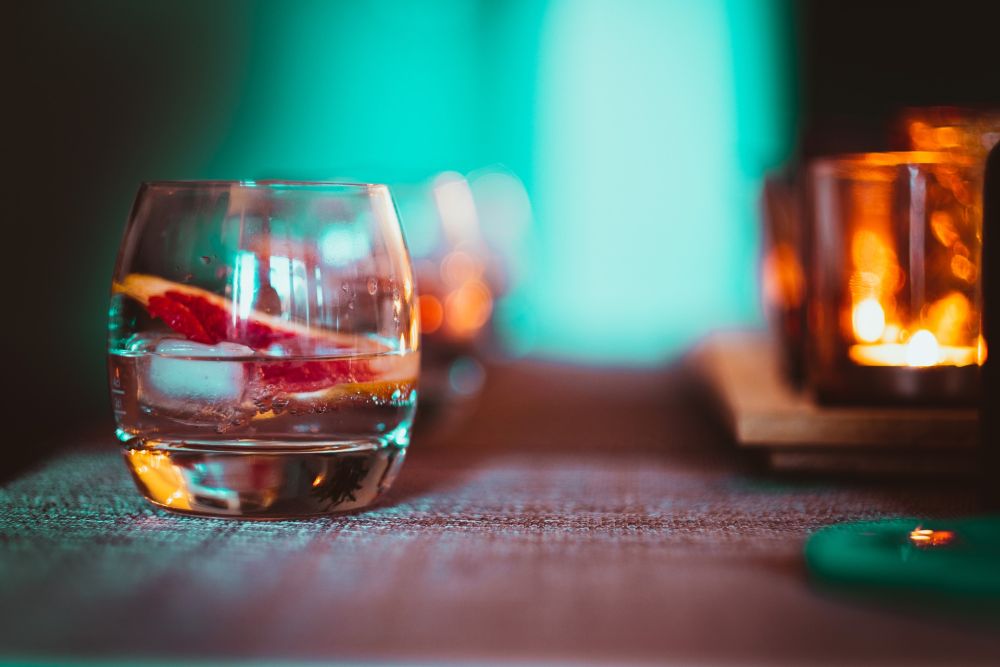 Wedding Trend Whisky or Gin Bar Gin Tonic Drink Long Drink Cocktail Alcohol